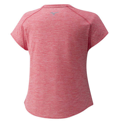 Mizuno Core Rb Graphic Tee беговая футболка женская розовая