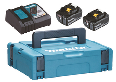 Два аккумулятора BL1860B и зарядное устройство DC18RC Makita 198116-4