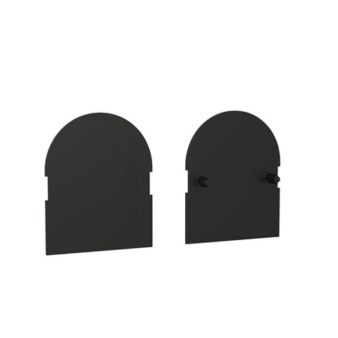 Декоративная накладка ARMADILLO для скрытой петли U3D6000 (FRAME) BL черный /65009/ (2шт)