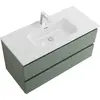 BelBagno KRAFT-1200-2C-SO-VO База под раковину подвесная с фрезерованными ручками по всей длине фасада с двумя выкатн. ящ., Еловый Мат., 1200x455x500