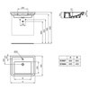 Ideal Standard Calla Vanity E368401 Раковина 66,5 см с отверстием перелива, с 1-м отверстием под смеситель