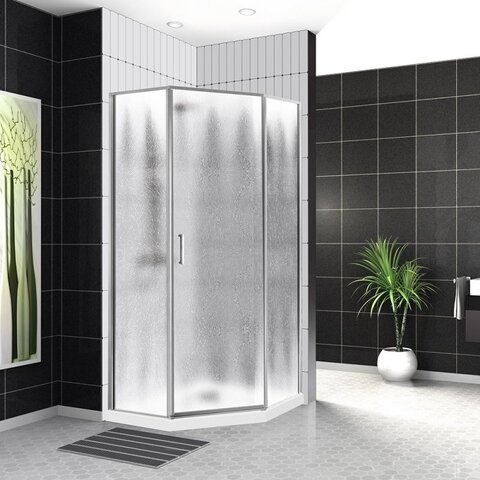 BelBagno Uno-195 UNO-195-P-1-90-CH-CR Душевой уголок, 90x90, цвет: хром