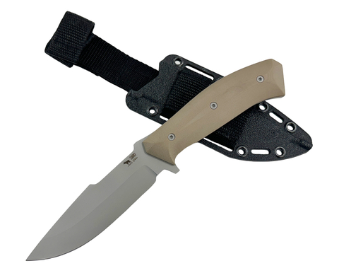 Нож Егерь Next, AUS10, G10, ножны ABS, песочный, Saro