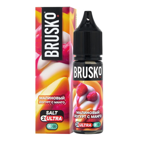 Жидкость BRUSKO Salt (Chubby) 2% ULTRA 35 ml - Малиновый йогурт с манго
