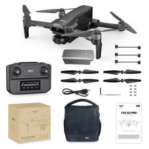 Квадрокоптер SJRC F22 S2 PRO+ OAS 2-AXIS 4K EIS 5G GPS SJ-F22-S2-PRO-PLUS COMBO