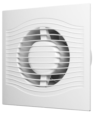 SLIM 5C MR-02,Вентилятор осевой вытяж. с контроллером Fusion Logic 1.0, обр.клапан,тяг.выкл D125