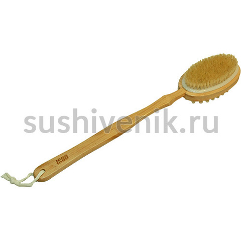 Щетка с натуральной щетиной и массажером - 9