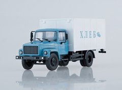 GAZ-3307 Van Bread blue-white 1:43 Our Trucks #4 (limited edition)