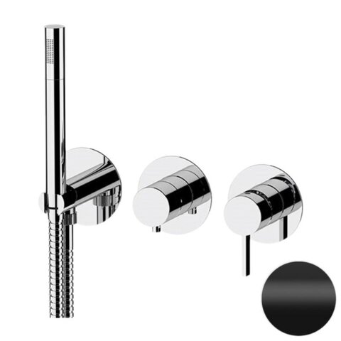 Remer Metrica MC97D3PNO Смеситель для душа, цвет: черный матовый