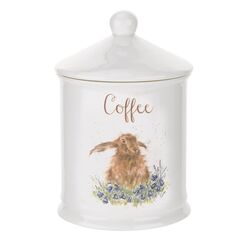 Фарфоровая банка для кофе с крышкой "Забавная фауна. Кролик", Royal Worcester
