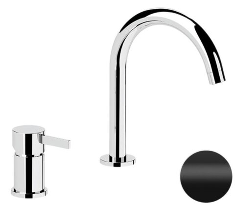Remer Metrica MC57NO Смеситель для раковины, цвет: черный матовый