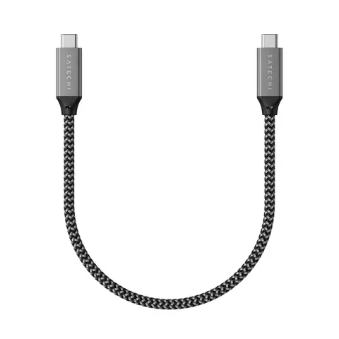 Кабель Satechi USB4 25 см, USB-C to USB-C, серый космос