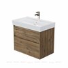 Aquanet 348194 Тумба с раковиной Nova Lite 2.0 75 2 ящ. цв. дуб рустикальный (348194)