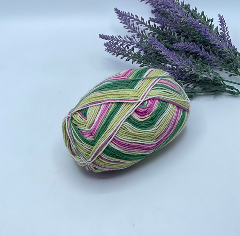 Stock Arcobaleno 300-500м/100 гр. 75% Меринос 25%Полиамид , Мультиколор, 40477