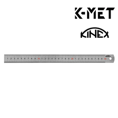 Линейка 300х25х1,0мм Шкала 0,5/1,0мм (Сталь, цв. маркировка) Kinex K-Met 1022-02-030