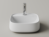 Ceramica Nova Источник (Fonte) CN5052 Раковина подвесная с отверстием под смеситель 420x420x145, белый