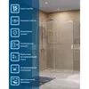 BelBagno SOFT_CLOSE-2-AH-1-160/90-C-Cr Душевой уголок