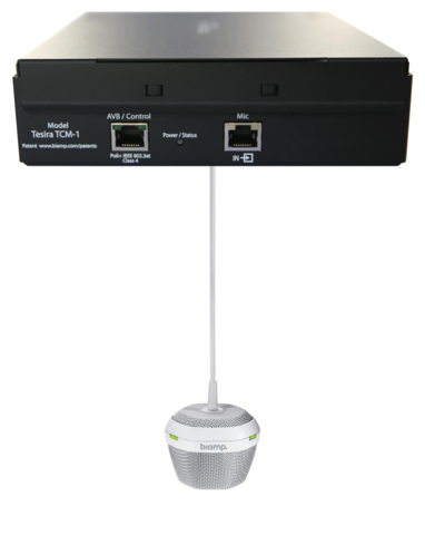 Подвесной микрофон Biamp Tesira TCM-1 White — фото 3