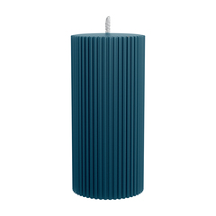 Декоративная свеча 7х15см SCANDYLAB Empire Dark blue SL-EM06