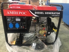 Дизельный генератор 6 кВт АМПЕРОС LDG 7500CLE