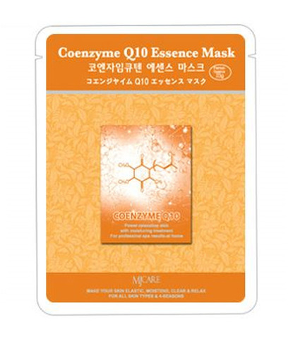 МЖ Essence Маска тканевая коэнзим MJ Care Coenzyme Q10 Essence Mask 23гр