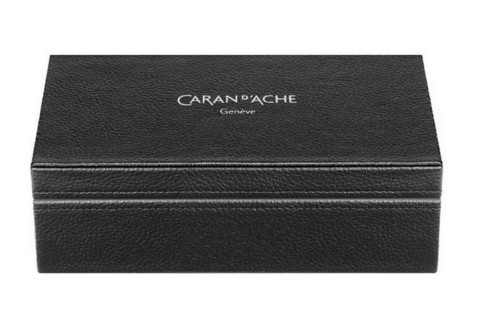 Ручка шариковая Caran d'Ache Varius Ebony Silver Plated (4480.086)