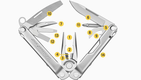 Мультитул Leatherman Bond | оптимальный набор из 14 инструментов | Multitool-Leatherman.Ru
