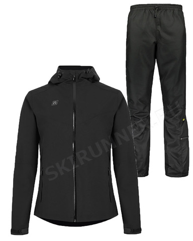 Костюм мембранный Noname Camp 19 UX Endurance Black унисекс с прямыми брюками
