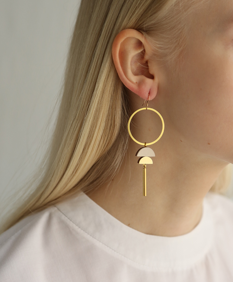 Серьги Dawn Earrings Wood