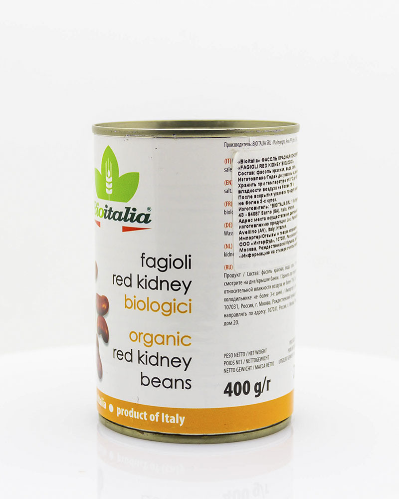 Фасоль красная Bioitalia консервированная 400 г