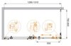 Cezares STYLUS-O-M-AH-1-140/100-C-CR Душевой уголок, цвет: хром