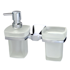 WasserKRAFT Wern K-2589 Держатель стакана и дозатора, цвет: хром фото
