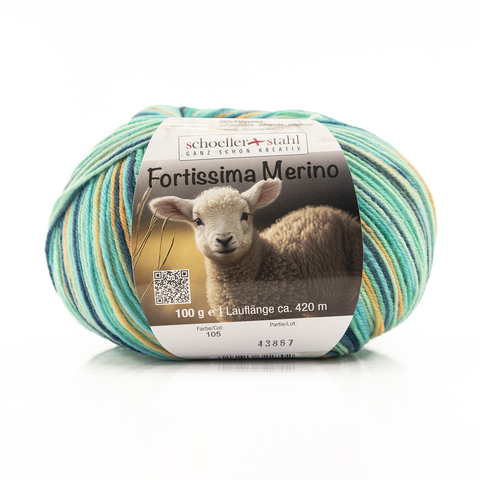 Fortissima Merino 4-fach 105