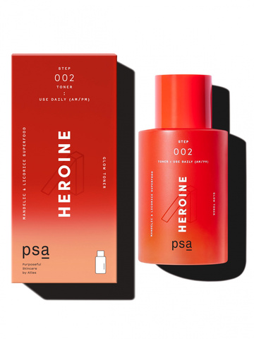 PSA Тонер-суперфуд с миндальной кислотой и лакрицей HEROINE Mandelic & Licorice Superfood Glow Toner 100мл