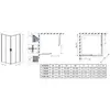 Radaway 10239090-01-01 Душевое ограждение Alienta C 900*900 хром/прозрачное 10239090-01-01