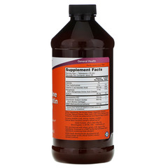 Now Foods, Жидкие глюкозамин и хондроитин, с МСМ, цитрус, 473 мл (16 жидких унций)