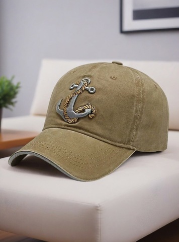 Картинка кепка Skully Wear baseball cap khaki - 5