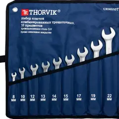 Набор ключей гаечных комбинированных трещоточных THORVIK CRWS10TB