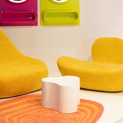 Стол приставной KARE x Karim Rashid Lotus White 35 см