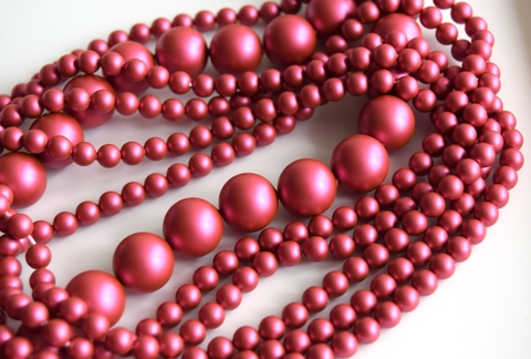 Жемчуг 6 мм Сваровски Mulberry Pink Pearl