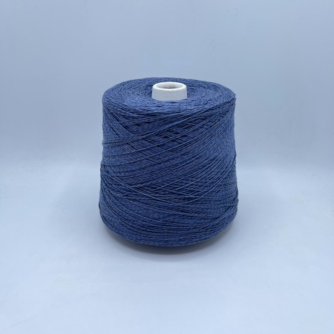 Luxury Selection by RiGo (пр.Италия), art- Cotlino, 500 м/100гр, 60% Хлопок 40% Лен ,цвет-Синий,неоднотонный,арт.24211