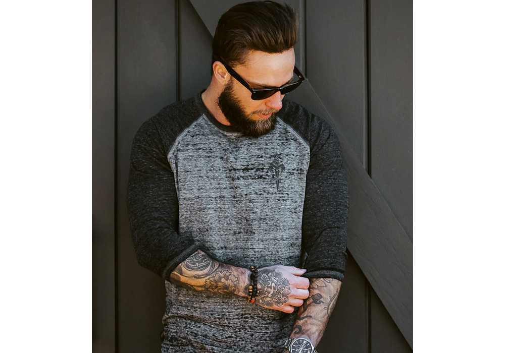 Футболка Microtech Blood & Iron Baseball Unisex Crew Neck XL