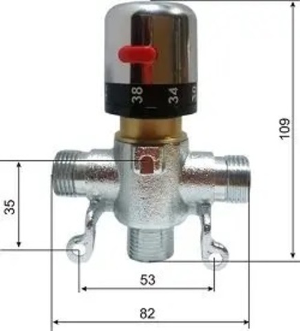 Kopfgescheit KR532 12D Автоматический термостатический смеситель