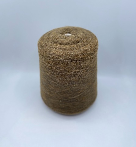 Бобинная пряжа(пр.Италия), 1200м/100гр. Альпака/Шерсть/Полиамид/Эластан, цвет-Коричнево-зеленый,неоднотонный, арт.28481