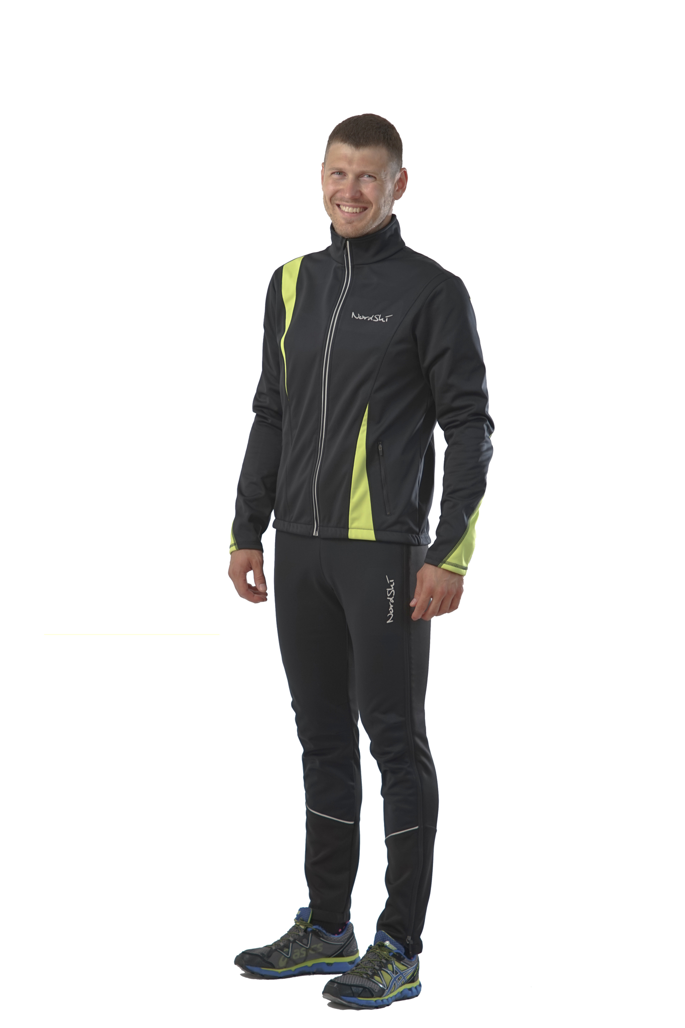 Nordski Active детский разминочный костюм черный-желтый - 6