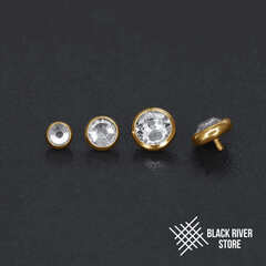 Накрутка Crystal PVD Yellow