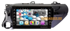 Магнитола для Toyota Hilux (2015-2019) Android 10 4/64GB IPS DSP 4G модель CB 1111T9