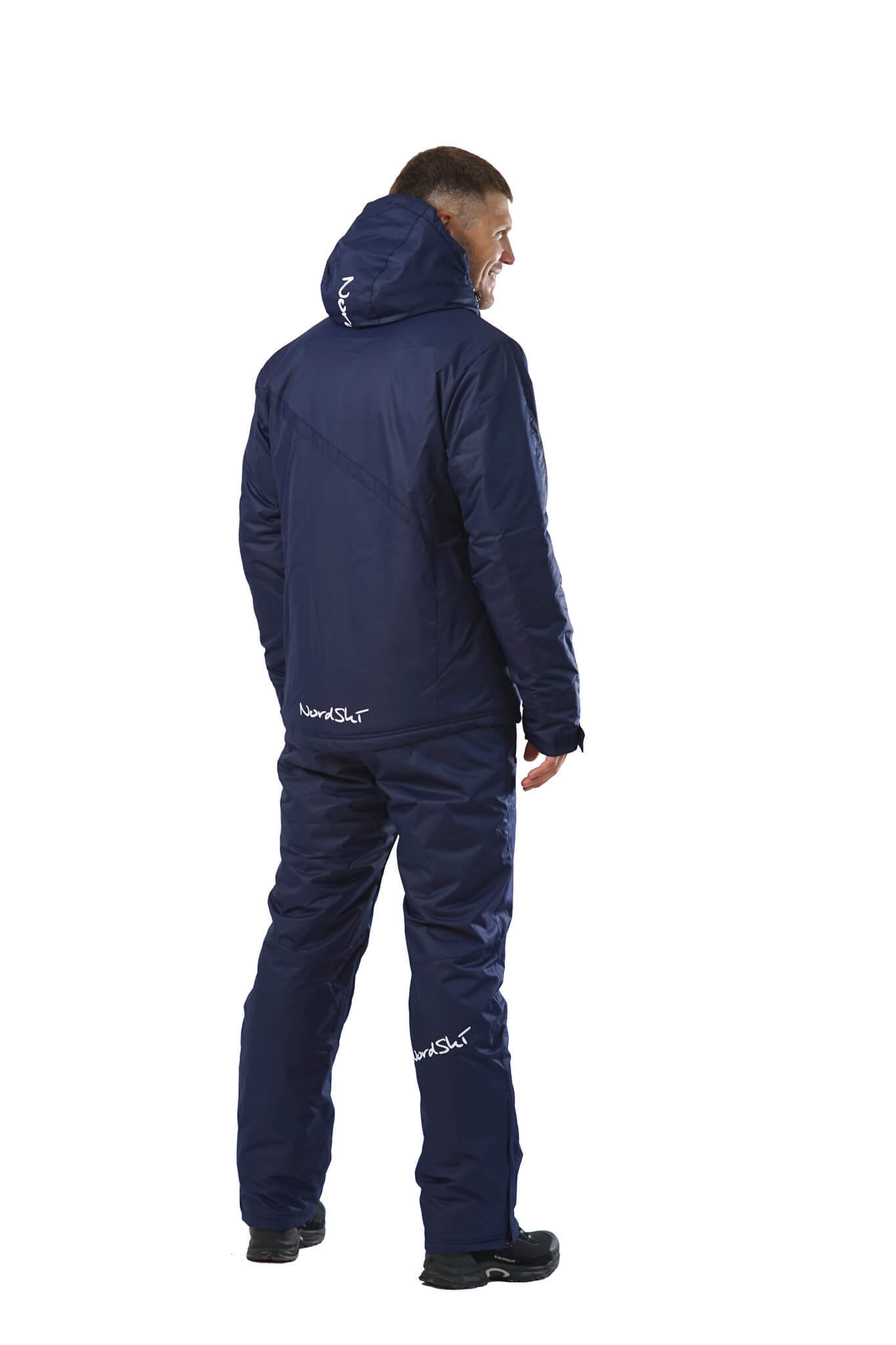 Nordski Premium мужской теплый лыжный костюм темно-синий - 2