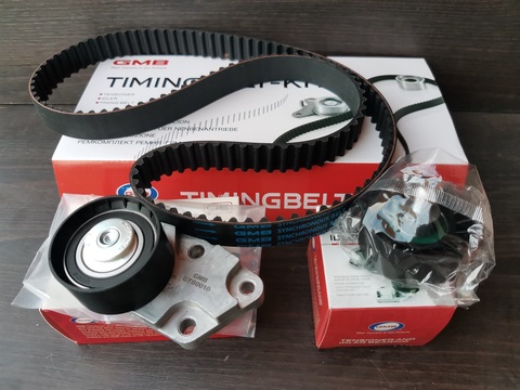 РЕМКОМПЛЕКТ ГРМ DOHC NEXIA, CRUZE, LACETTI, AVEO ДВИГАТЕЛЬ D3 (РЕМЕНЬ, 2 РОЛИКА) GMB