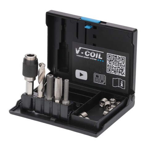 Набор для восстановления резьбы М 4,0х0,7 15пр V-Coil Rapid Volkel 04307
